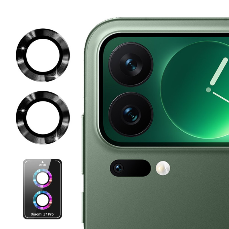 Beschermende lenzen van gehard glas voor Xiaomi 17 Pro (ringen)