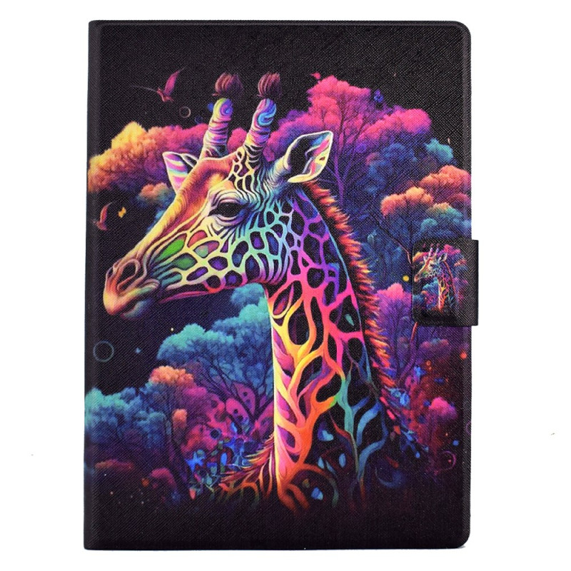 Samsung Galaxy Tab S11 Cover Giraffe Gekleurd
