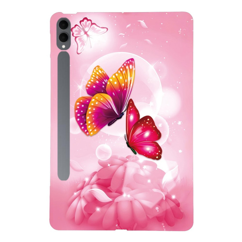 Samsung Galaxy Tab S11 Ultra Roze Vlinders Hoesje