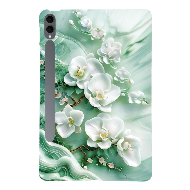 Samsung Galaxy Tab S11 Ultra hoesje Jade Bloemen