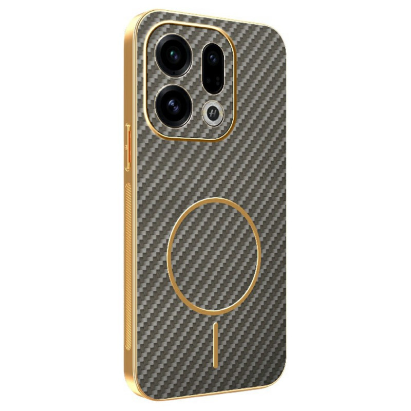 Oppo X9 5G hoesje met koolstofvezelstructuur
