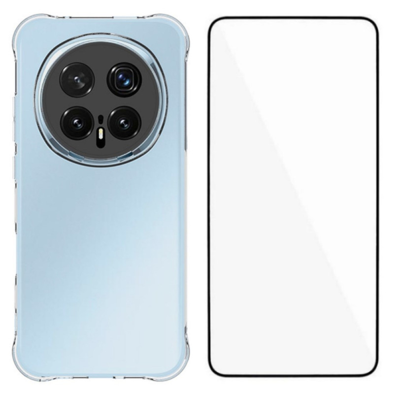 Honor Magic 8 Pro Transparant Hoesje met Schermbeschermer