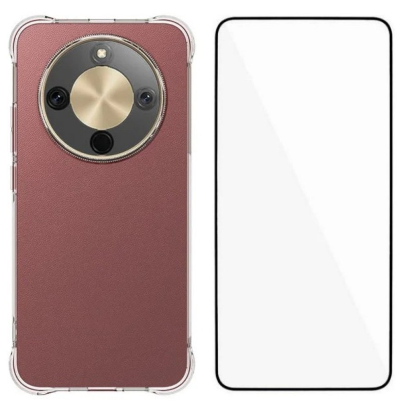 Honor Magic 8 Lite Transparant Hoesje met Schermbeschermer