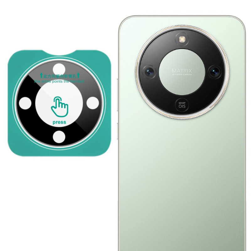 Beschermlens van gehard glas met positioneerframe voor Honor Magic 8 Lite (zwarte versie)