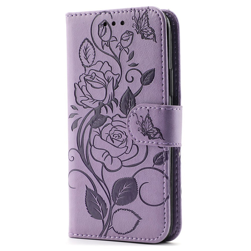 Hoesje iPhone 14 Pro Max Vlinders en Rozen print