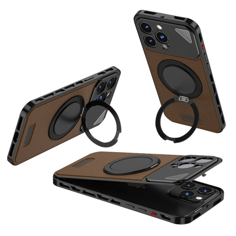 Hoesje iPhone 14 Pro Max MagSafe metalen frame en ondersteuning voor kickstand