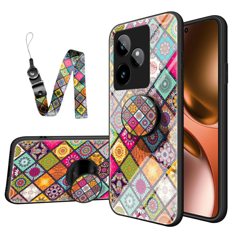 Realme GT 7 Patchwork Gehard Glazen Hoesje