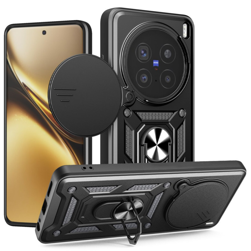 Coque Vivo X200 Pro Protection Caméra Coulissante et Support Intégré
