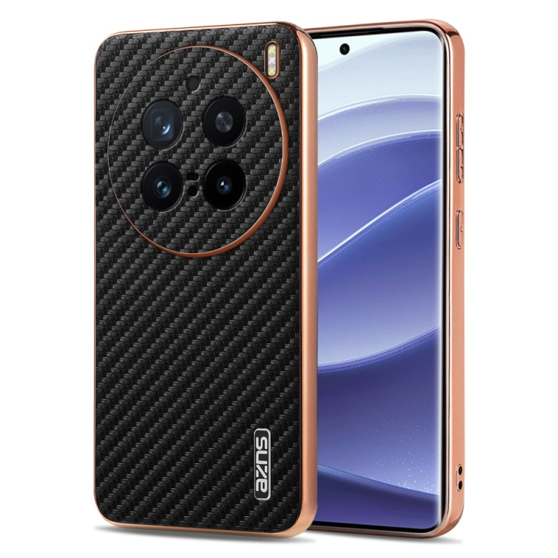 Vivo X200 Pro Portemonneeetui met koolstofvezel rits
