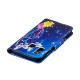 Samsung Galaxy A40 Hoesje Kleurrijke Vlinders in de Nacht