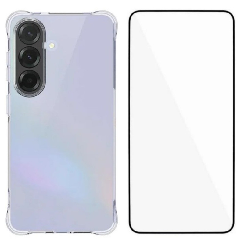 Samsung Galaxy S26 Transparant versterkt hoesje met screenprotector