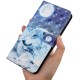 Hoesje Samsung Galaxy A40 Wolf met maanlicht