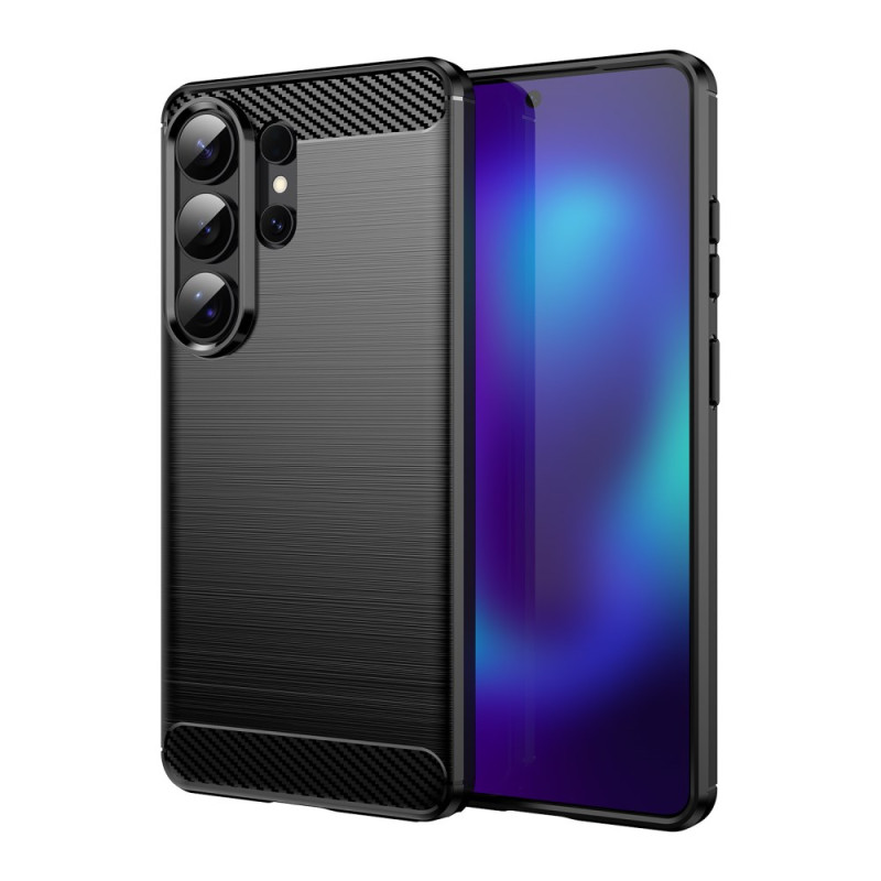 Samsung Galaxy S26 Ultra Geborsteld Koolstofvezel Hoesje