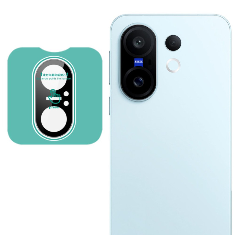 Beschermlens van gehard glas voor Vivo X200 FE automatisch positioneringsframe (zwarte versie)