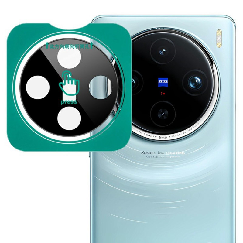 Beschermlens van gehard glas voor Vivo X100 Pro zelfdragend frame (zwarte versie)