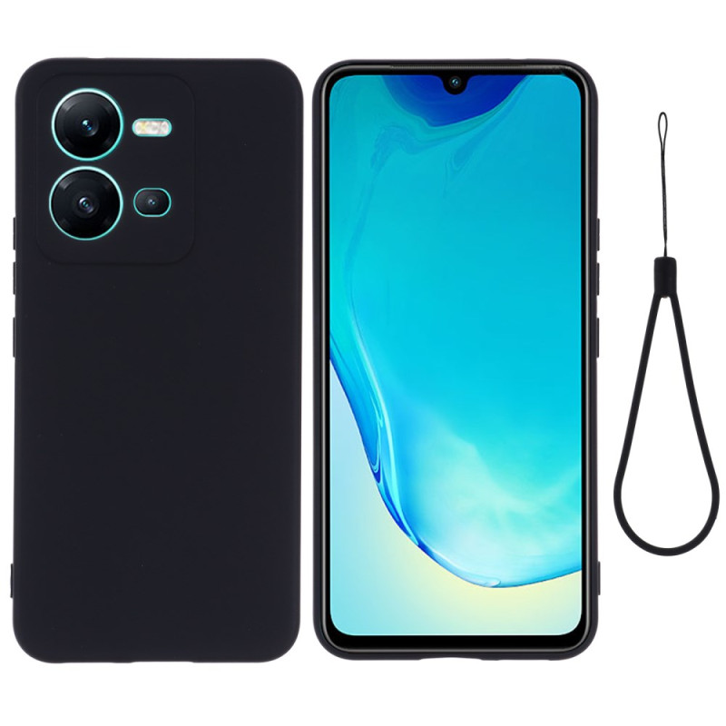 Vivo X80 Lite Liquid Silicone Lanyard hoesje