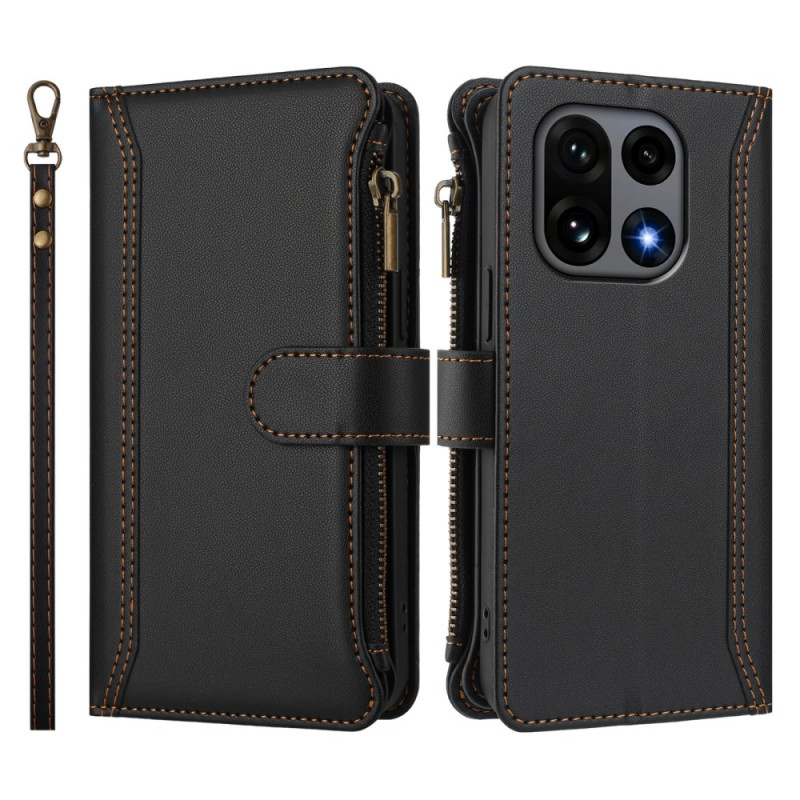 OnePlus 15 Portemonnee Hoesje 9 Kaarthouders en Lanyard