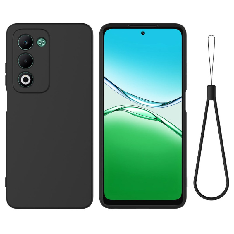 Oppo A5 5G / 4G Vloeibaar Silicone Sleutelkoord Hoesje