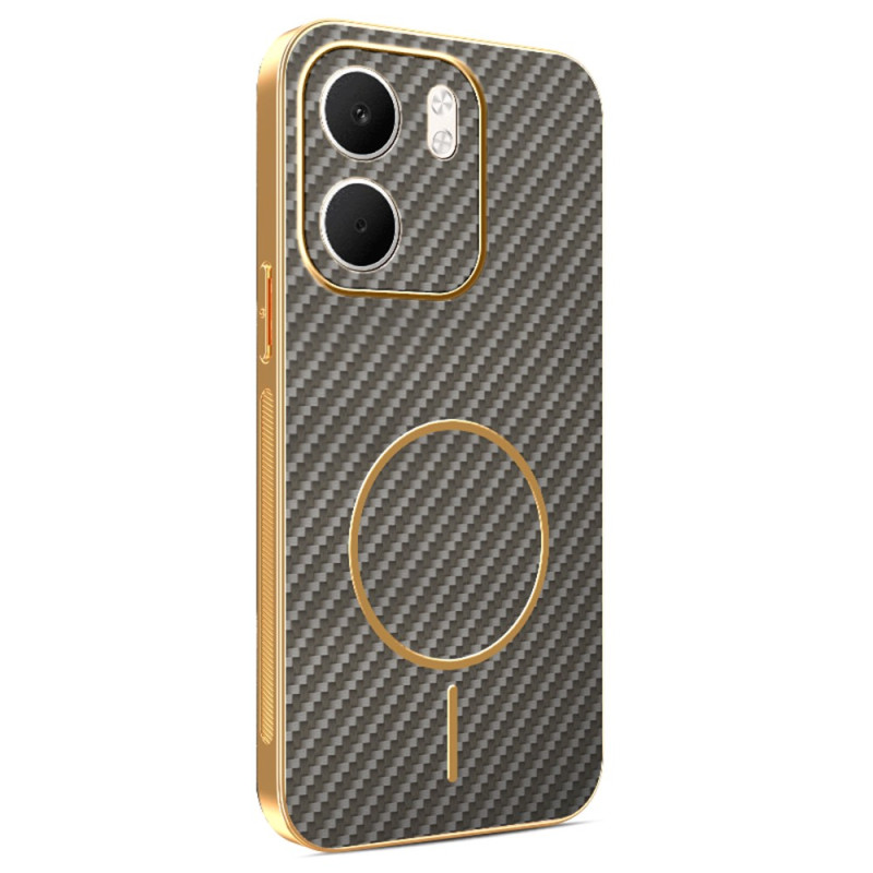 Oppo A5X 5G hoesje met koolstofvezelstructuur