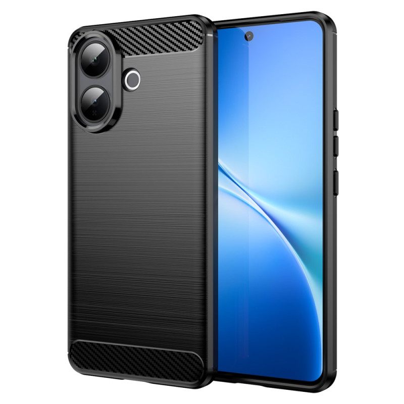 Vivo V60 Lite Geborsteld Koolstofvezel Hoesje