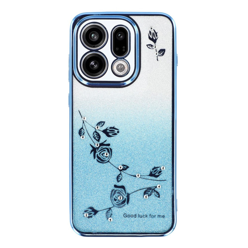 Oppo Find X9 5G Case Bloemen en Glitter KADEM