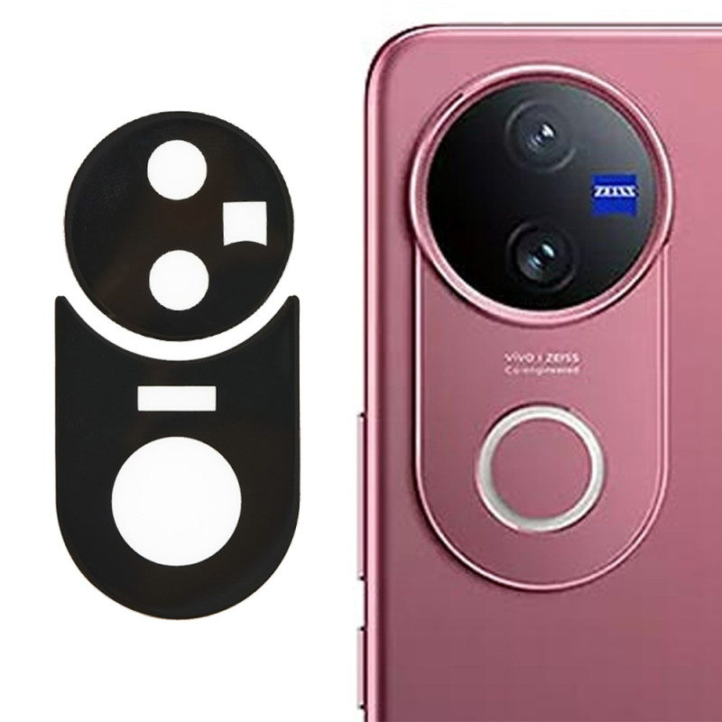 Gehard glas beschermende lens voor Vivo V50 5G (zwarte versie)