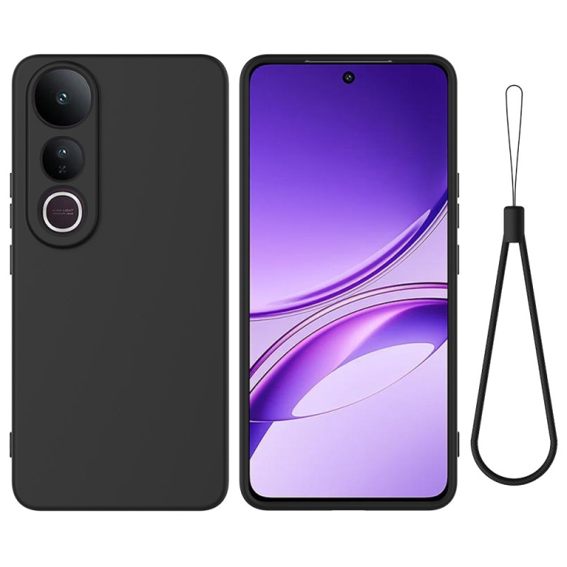 Vivo V50 Lite 5G Vloeibaar Silicone Sleutelkoord Hoesje