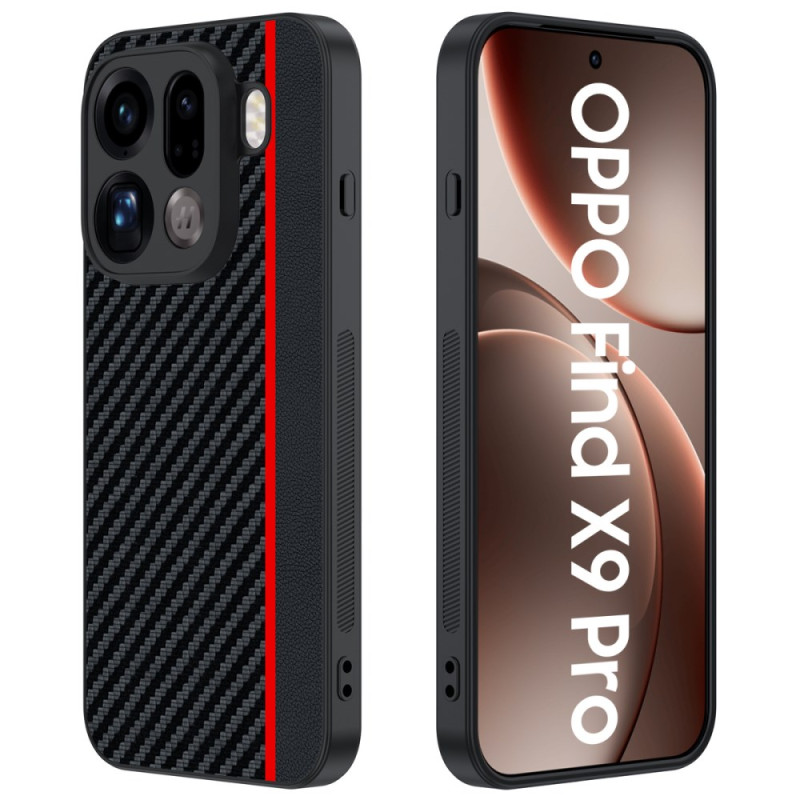 Oppo X9 Pro 5G harde schaal met koolstofvezelstructuur