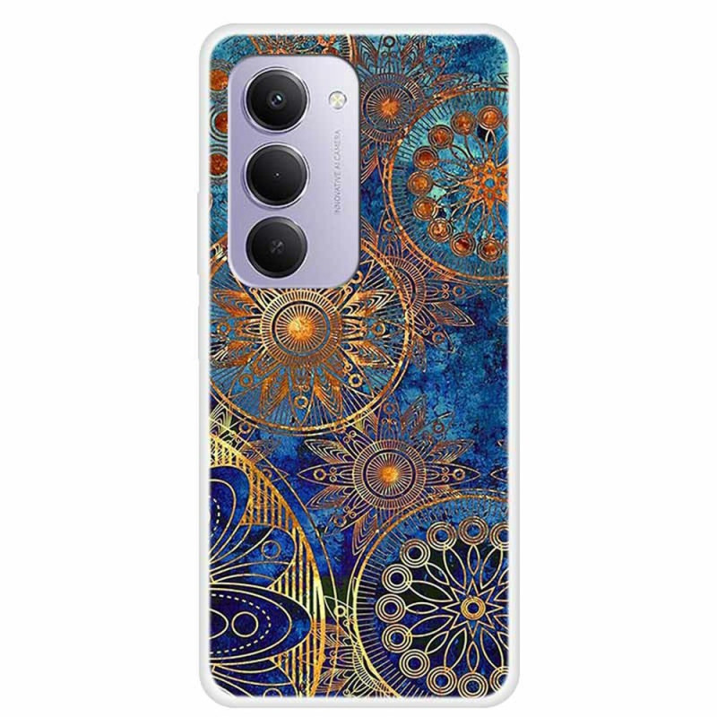 Xiaomi Redmi 15 4G Goud Bloemen Hoesje