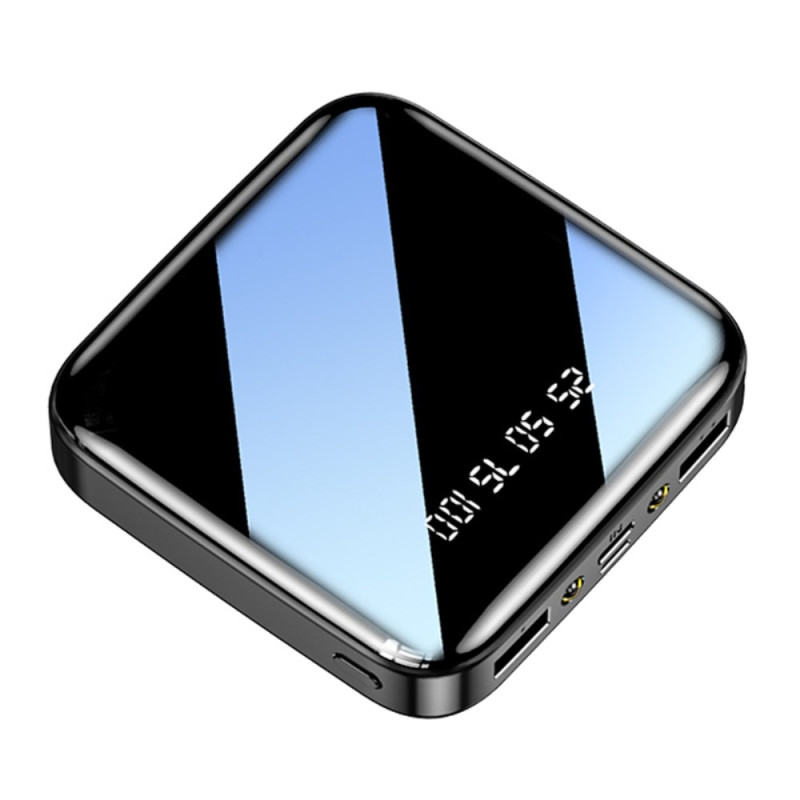 Externe batterij met digitaal display en LED-lampje