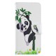 Samsung Galaxy A70 Hoesje Panda op Bamboe