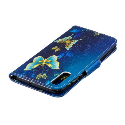 Samsung Galaxy A70 Gouden Vlinder Hoesje Samsung Galaxy A70 Gouden Vlinder Hoesje