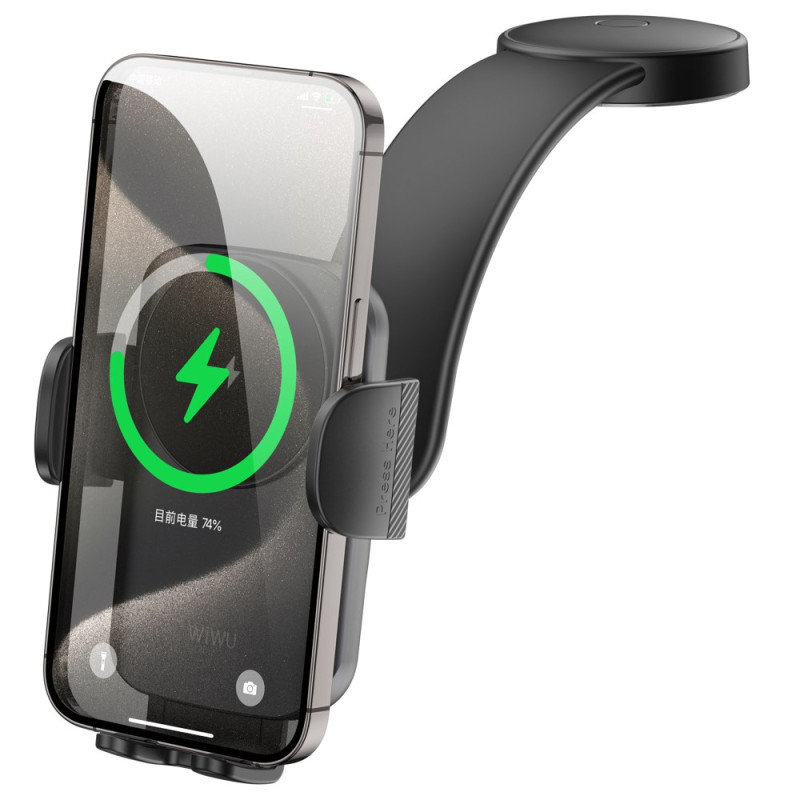 15W autohouder met automatische vastzetter WIWU