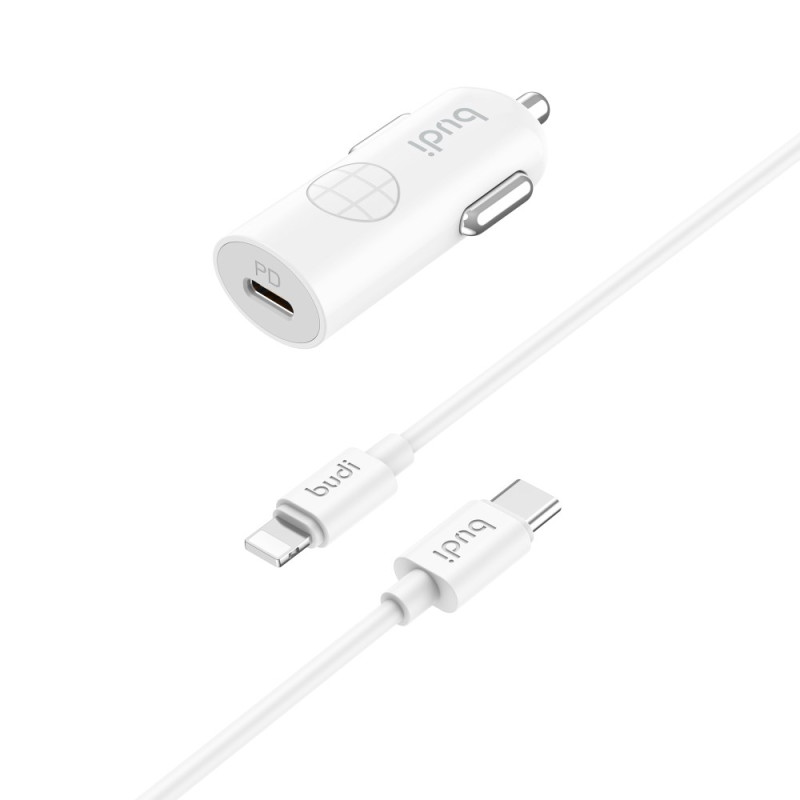 33W USB-C Autolader met 1,2 m Lightning-kabel