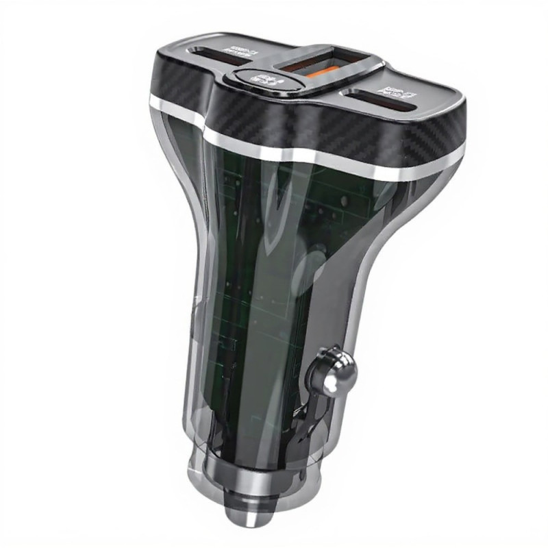 Autolader 78W 3 Poorten PD 30W / QC3.0 DUDAO