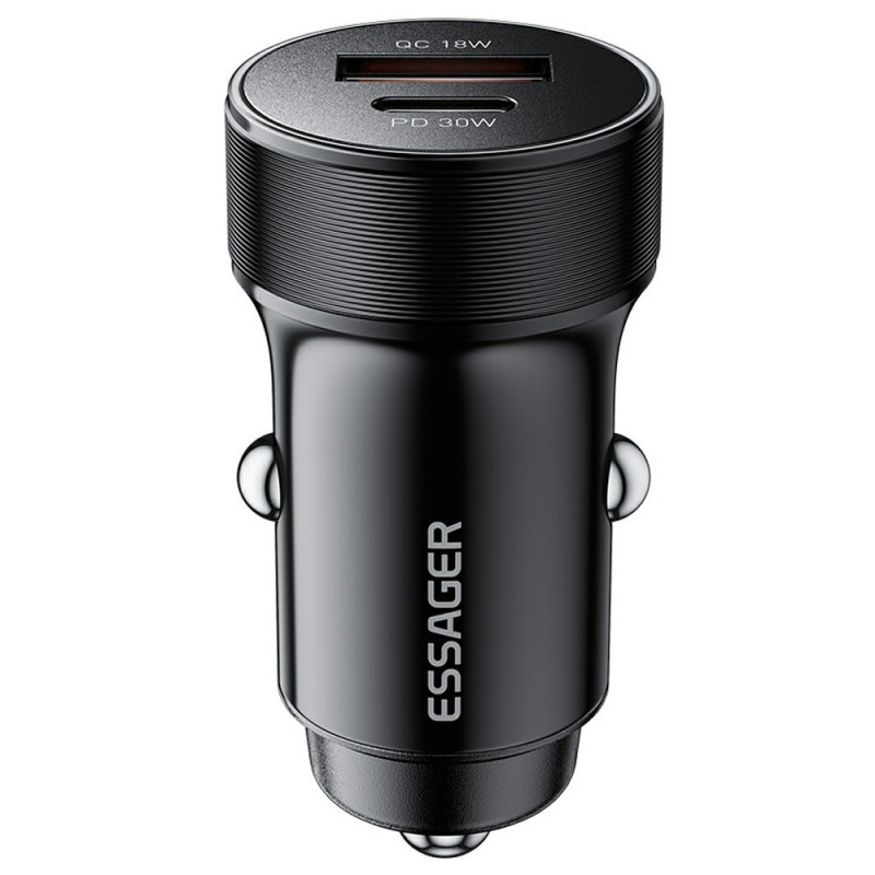 30W PD Dual Port USB-A/C Autolader ESSAGER
