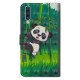 Samsung Galaxy A70 Panda en Bamboe Hoesje