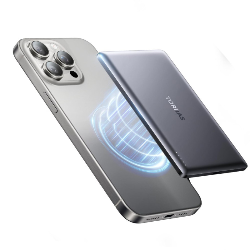 MagSafe 5000mAh externe batterij TORRAS Minimag