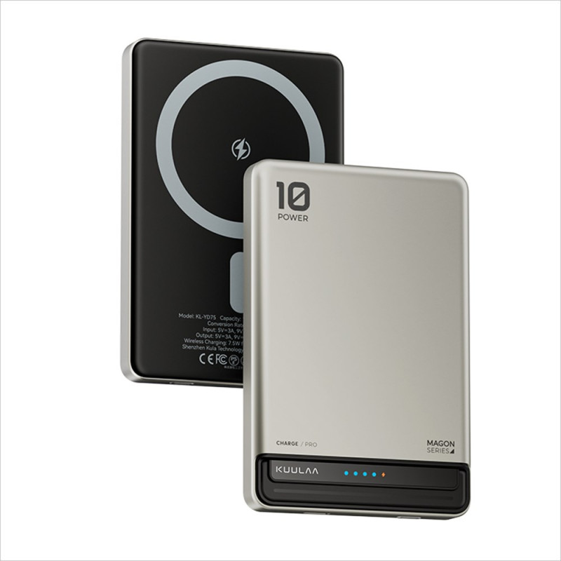 Externe magnetische draadloze batterij 10000mAh 15W KUULAA