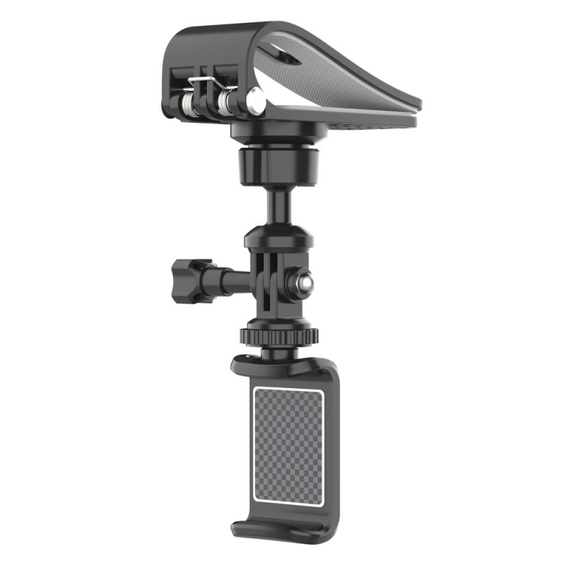 Universele autovizierhouder met clip voor smartphone en camera