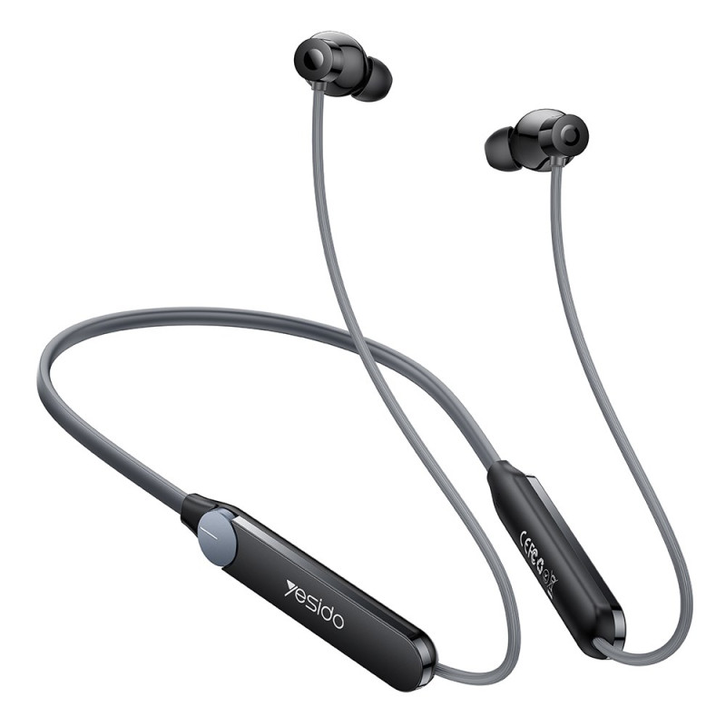 YESIDO Bluetooth draadloze nekband headset met draaiknop