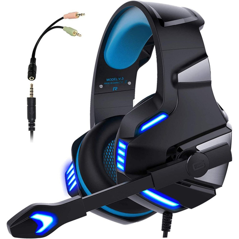Bedrade Gaming Headset voor PS4/PS5 met LED-verlichting KOTION ELKAAR