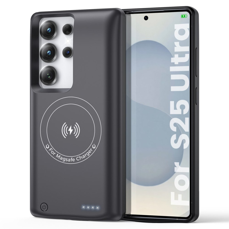 10000mAh batterijhouder voor Samsung Galaxy S25 Ultra oplader met magnetische bevestiging