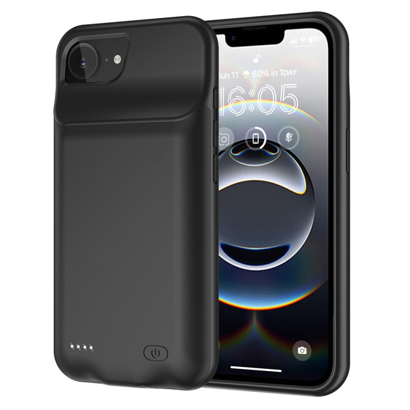 Externe Batterij Case 10000mAh voor iPhone 16e Versterkte Bescherming