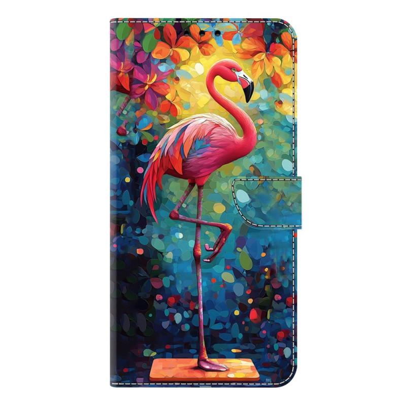 Samsung Galaxy S26 Plus Hoesje Roze Flamingo Kunst
