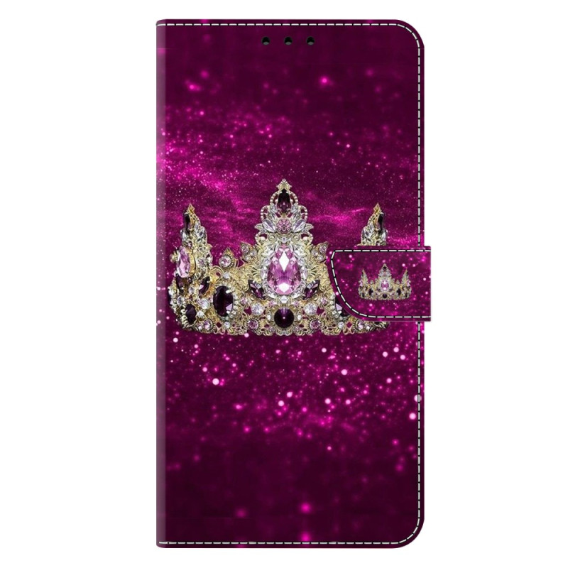 Samsung Galaxy S26 Plus Hoesje Diamanten Kroon Paars