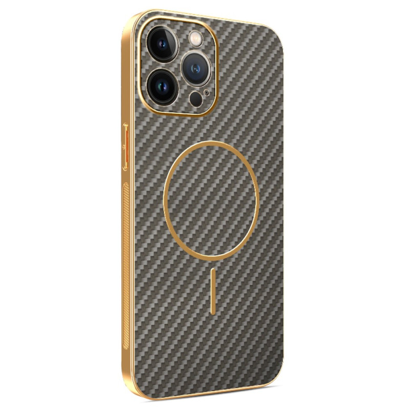 iPhone 13 Pro Max hoesje met koolstofvezelstructuur