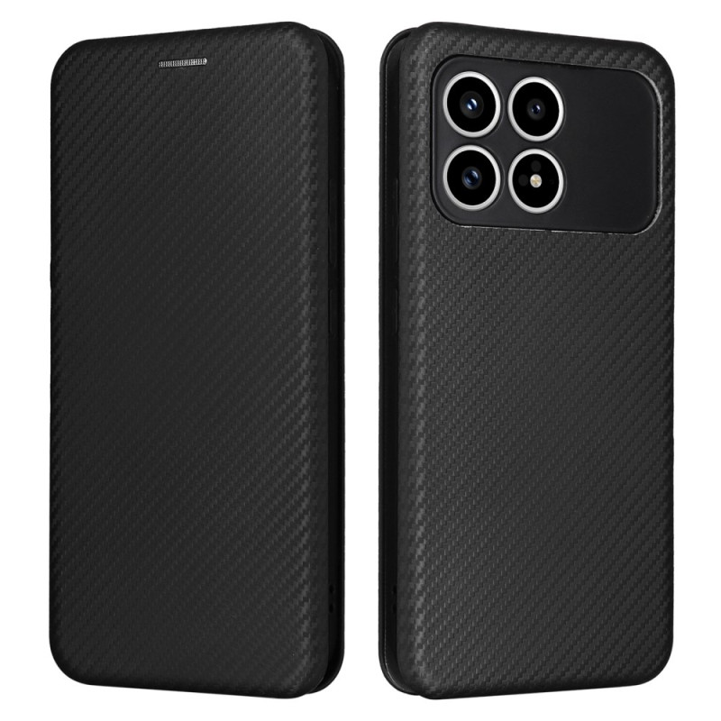 Flip cover Poco F8 Pro Koolstofvezel
