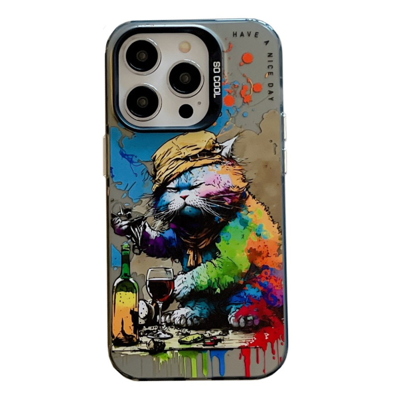Hoesje iPhone 13 Pro Max Graffiti Kat