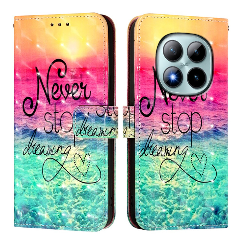 Xiaomi Redmi Note 15 Pro Plus 5G Case Nooit stoppen met dromen